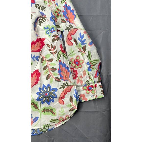 Talbot’s Modern Classic Shirt Darling Floral Sz 1X - Picture 11 of 14